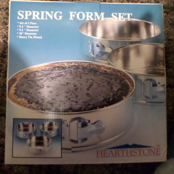 Hearthstone 3 Piece Spring Form Pan Set New in Box - Picture 1 of 3